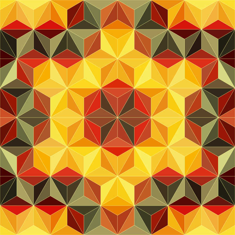 抽象彩色立体三角背景矢量图