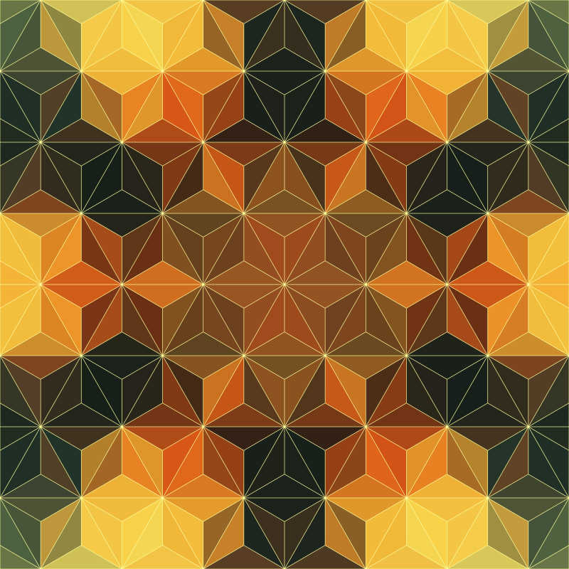 矢量抽象镶嵌三角形背景