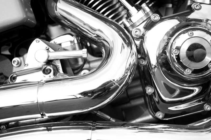 摩托车发动机细节
