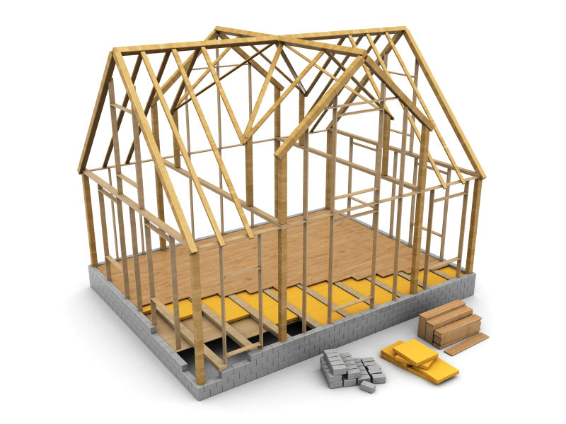 3d房屋框架设计模型