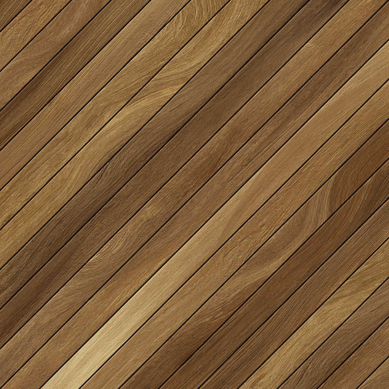 排列整齐的褐色的天然木材纹理木板条