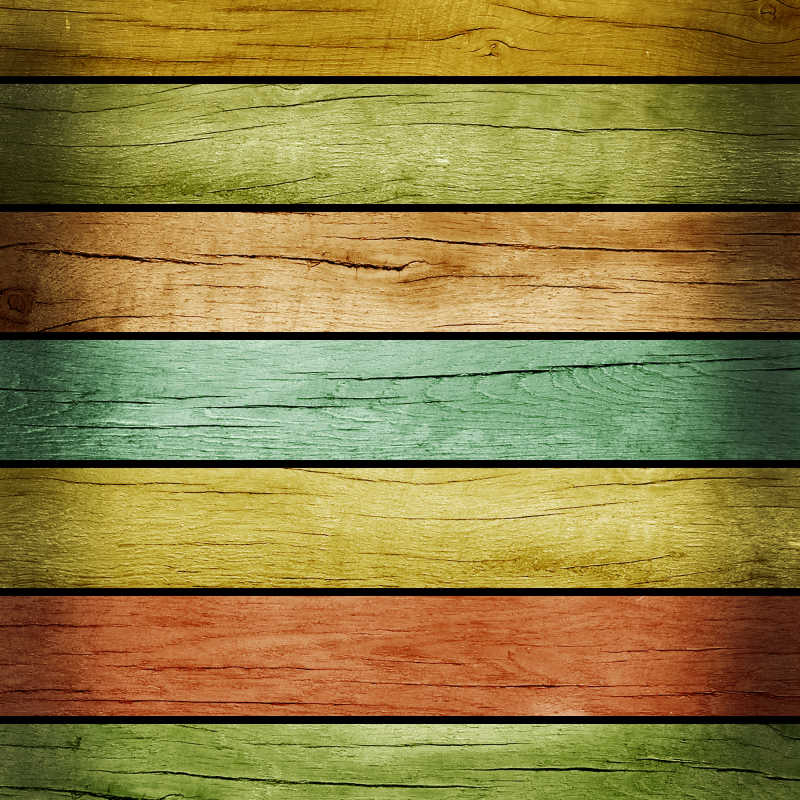 色彩缤纷的木板