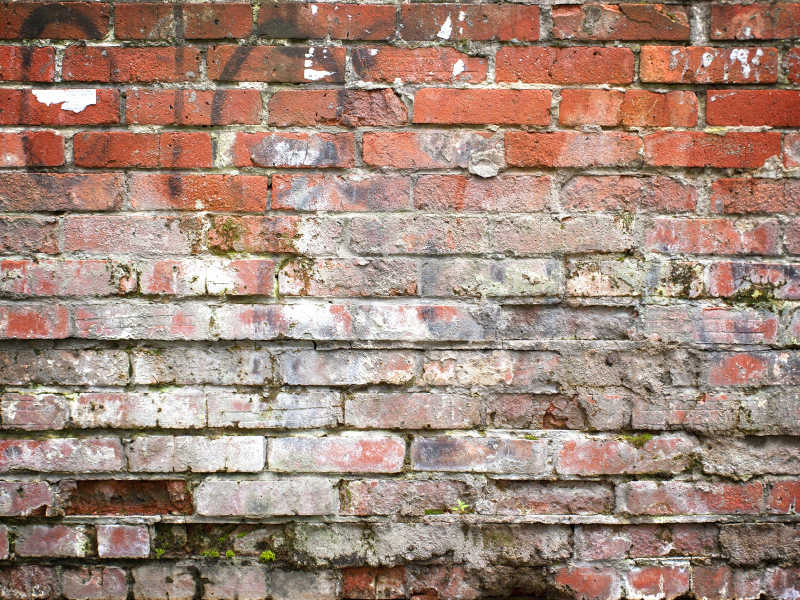 老旧肮脏的的砖墙纹理背景