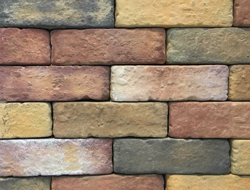 pattern of不规则砖墙