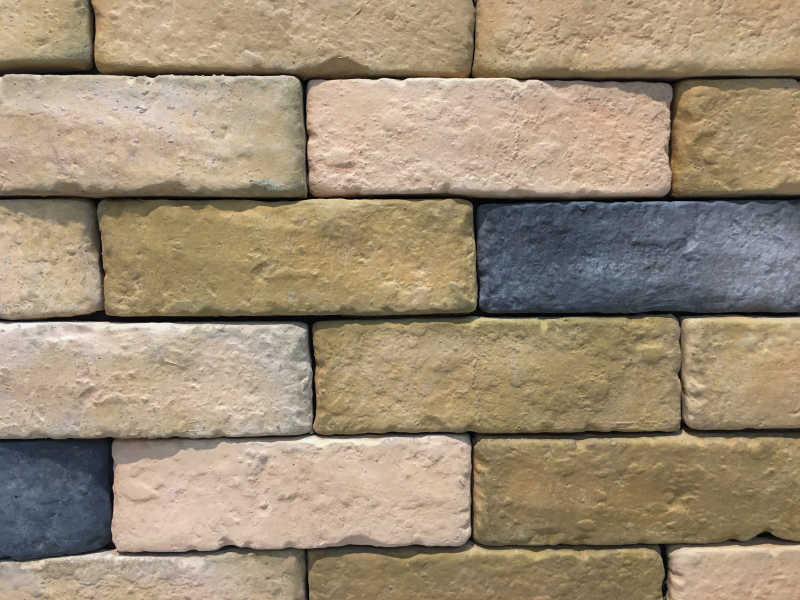 pattern of多色砖墙