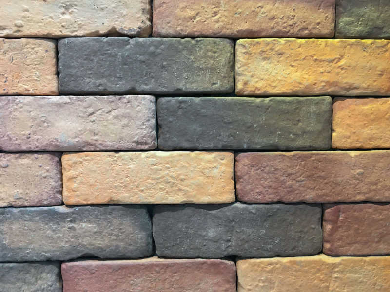 pattern of深色砖墙