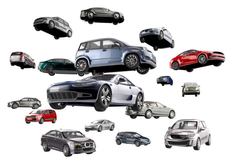 各式各样的模型汽车