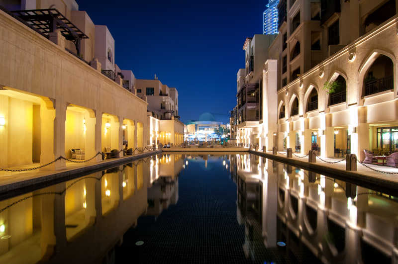 迪拜酒店美丽景色