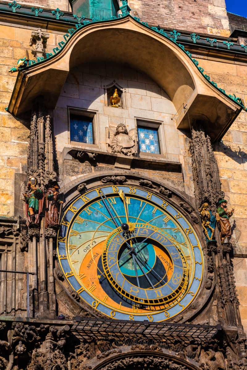 布拉格教堂上的天文钟
