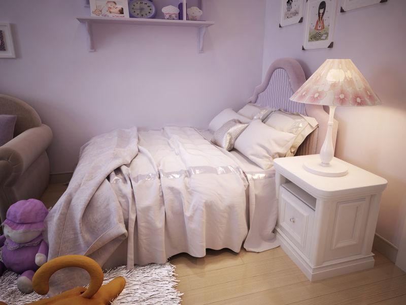 女孩房间的公主床