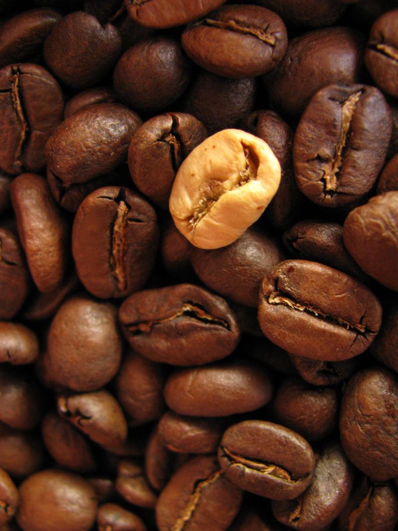 一些咖啡豆的背景